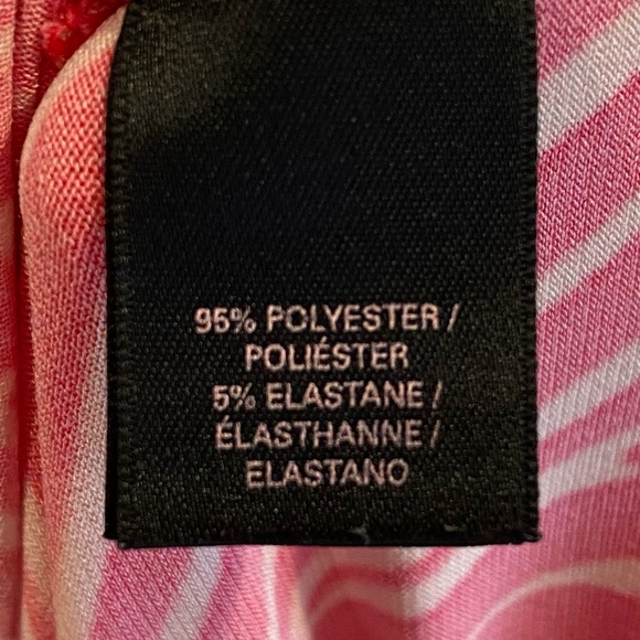 Victoria Secret Faux Wrap Twist Pink Midi Dress XL - Picture 10 of 11